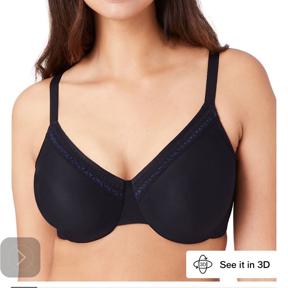 💥❤️FLASH SALE‼️NWT Wacoal Perfect Primer Bra, Navy, 38DDD
